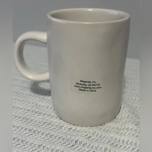 Rae Dunn Cream Mug with Dark Brown Lid - Picture 5 of 5